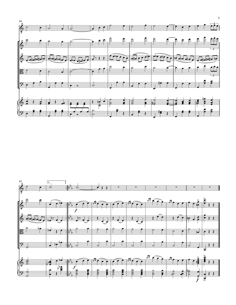 Era di maggio ( Neapolitan Song) Arranged for Tenor , String Orchestra and/or without Piano String Orchestra scores gallery preview page 5