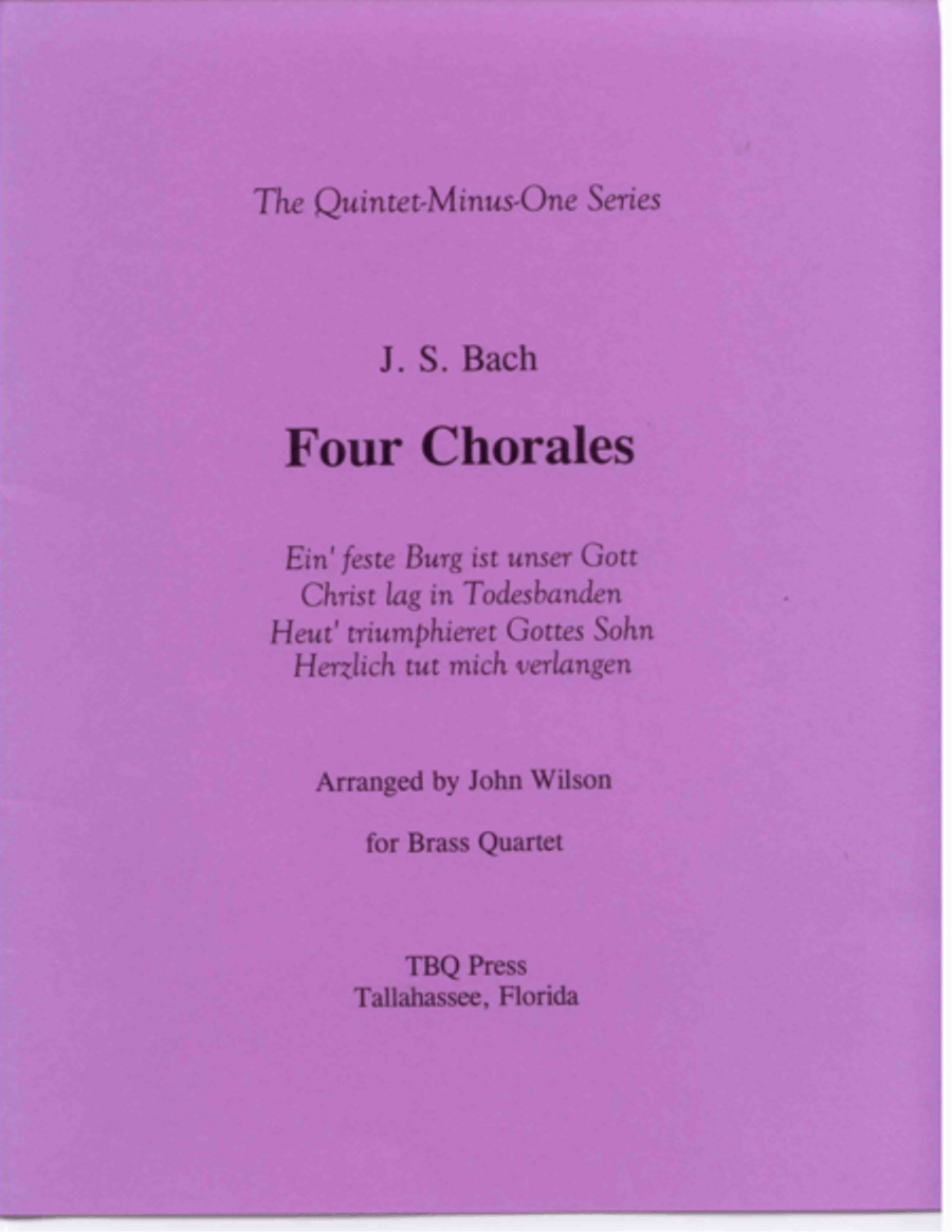 Four Chorales Brass Ensemble scores gallery preview page 1