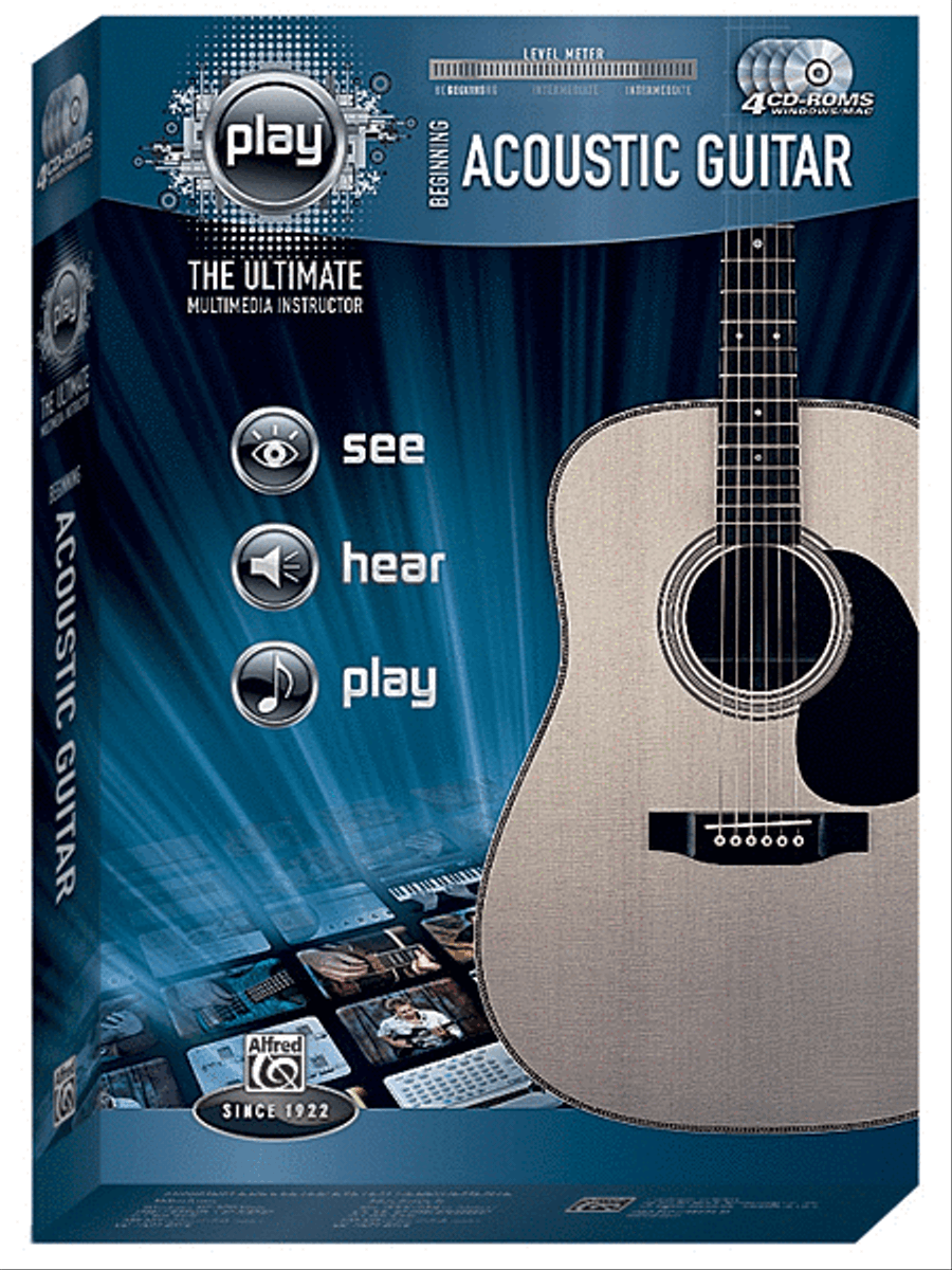 Alfred's PLAY Beginning Acoustic Guitar Acoustic Guitar scores gallery preview page 1
