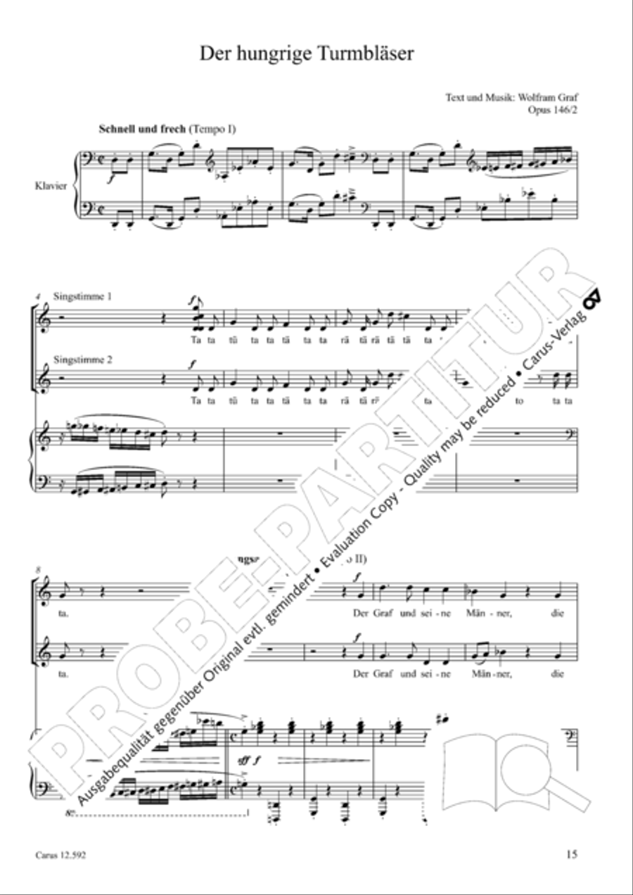 Eulenspiegeleien op. 146. Drei Eulenspiegelszenen Collection / Songbook scores gallery preview page 16