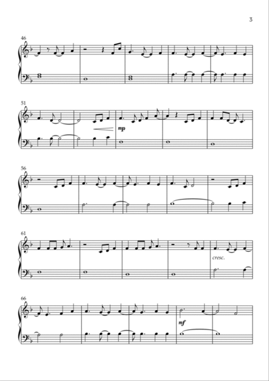 Easy On Me Easy Piano scores gallery preview page 3