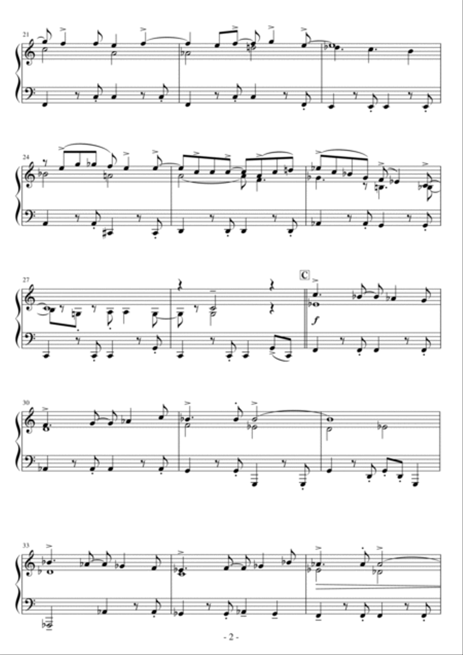 Wave Easy Piano scores gallery preview page 2