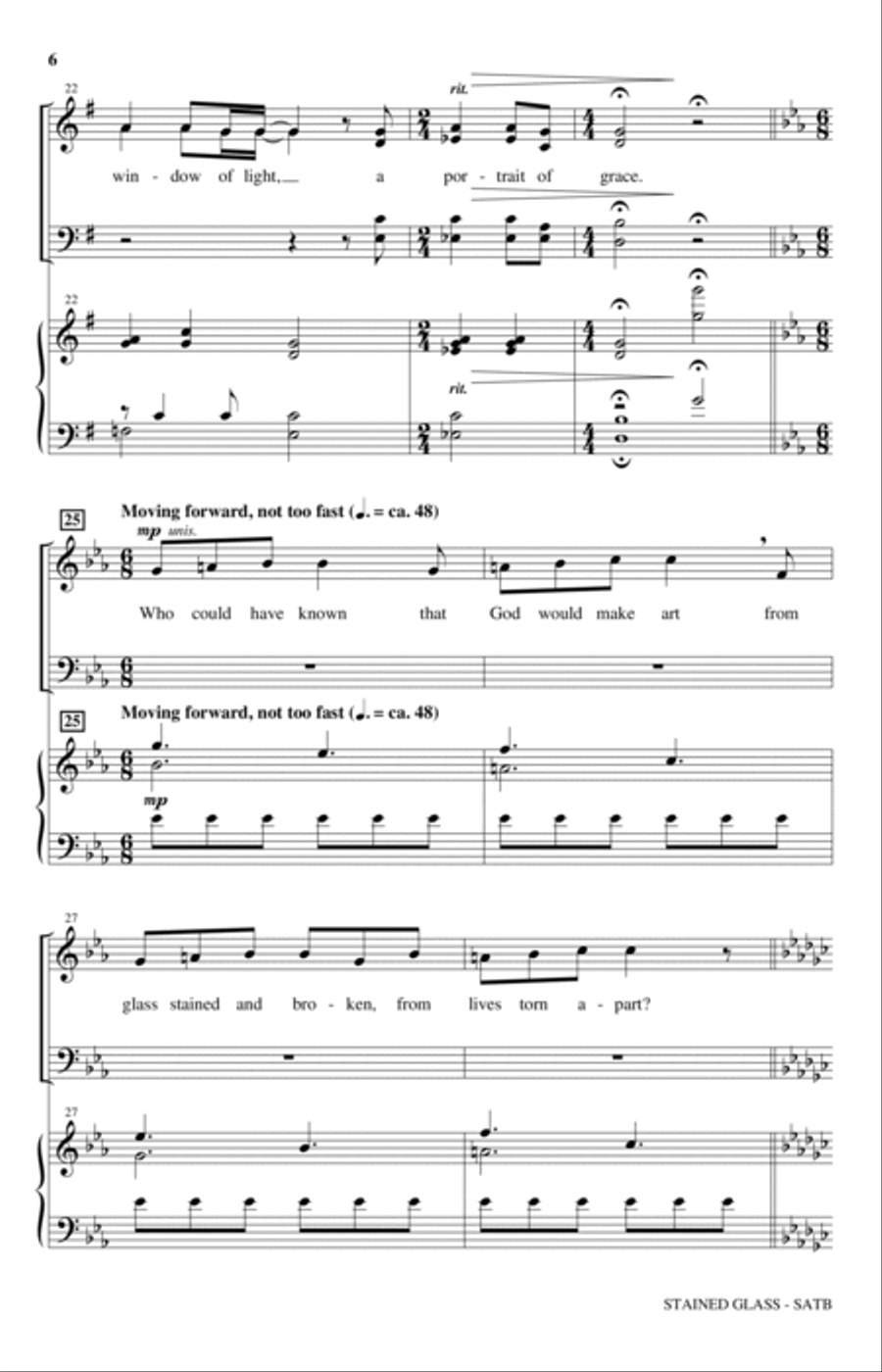 Stained Glass 4-Part scores gallery preview page 4