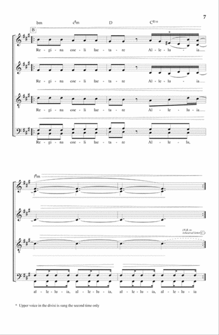 To the Mothers in Brazil: Salve Regina Divisi scores gallery preview page 4