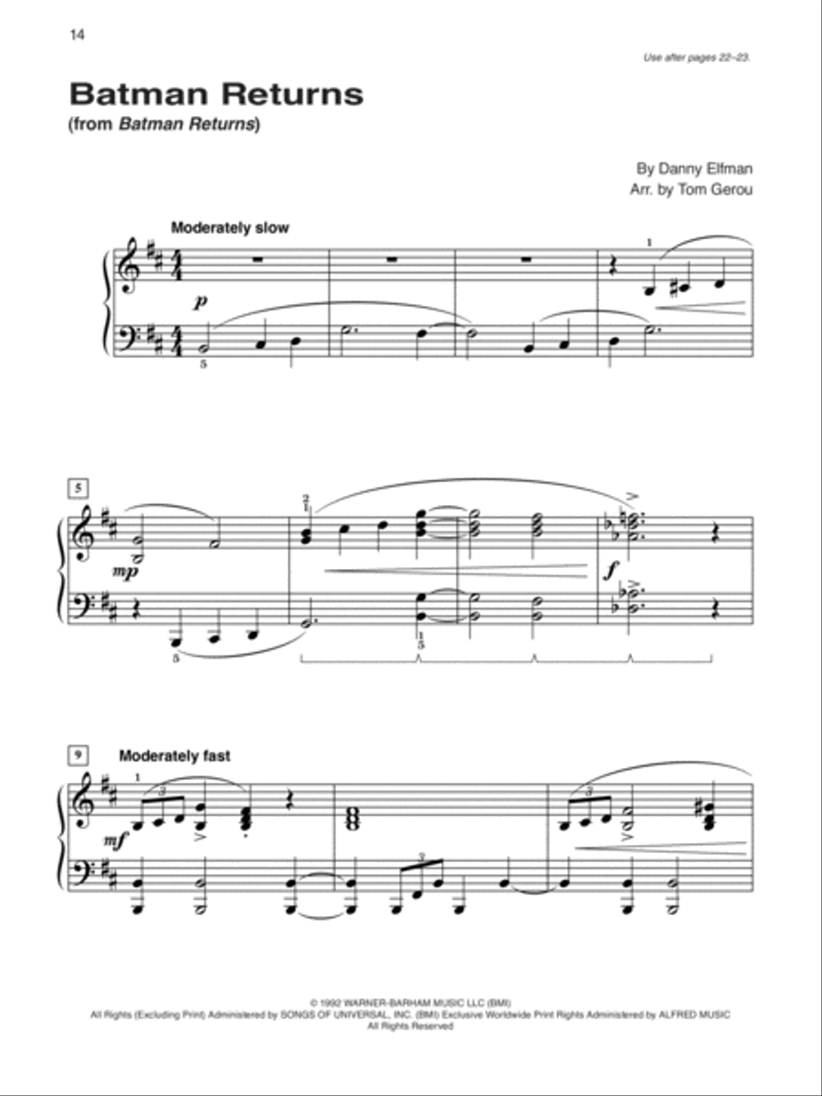 Alfred's Basic Piano Course Popular Hits, Level 5 Piano Method scores gallery preview page 6