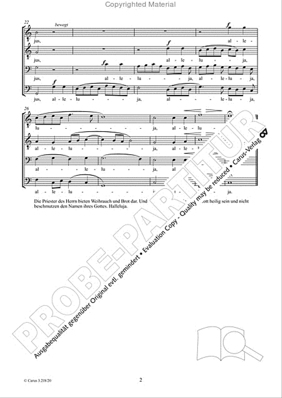 Sacerdotes Domini Choir scores gallery preview page 3