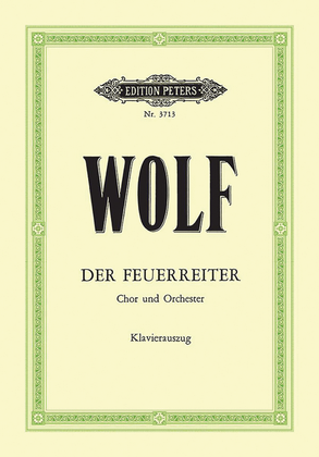 Book cover for Der Feuerreiter for Mixed Choir and Orchestra (Vocal SCore)