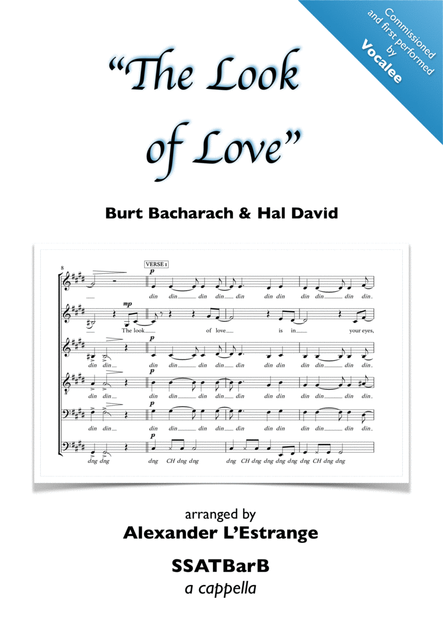 The Look Of Love A Cappella scores gallery preview page 1