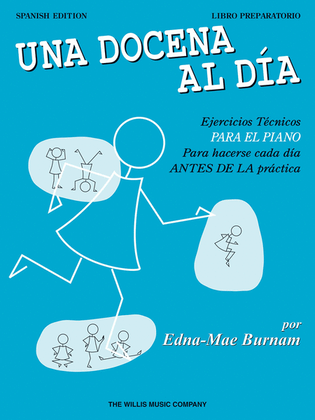 Book cover for A Dozen a Day Preparatory Book – Spanish Edition