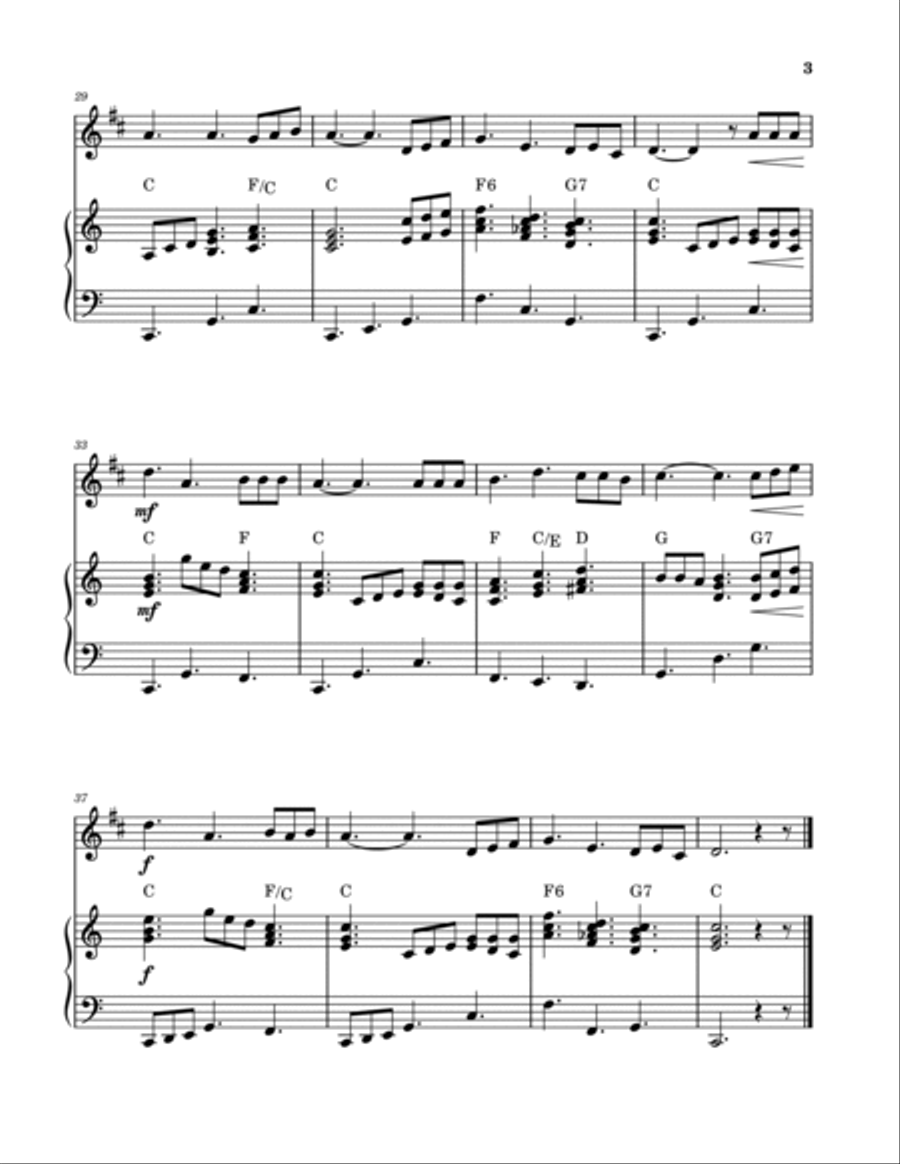 Blessed Assurance (Trumpet and Piano) B-Flat Trumpet scores gallery preview page 3