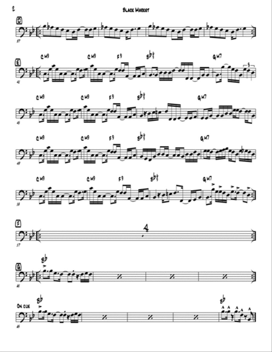 Black Market Jazz Ensemble scores gallery preview page 2