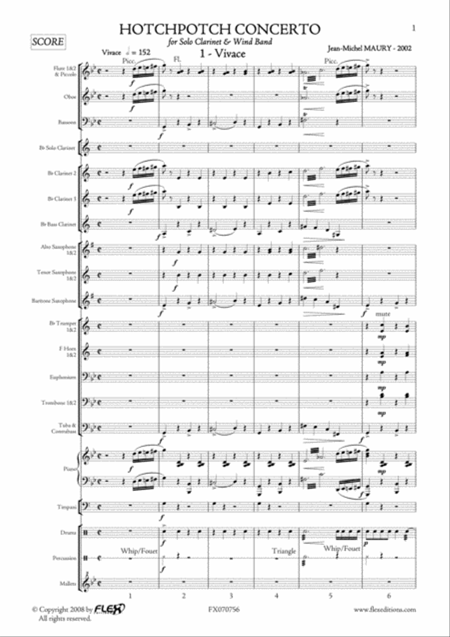 Hotchpotch Concerto Concert Band scores gallery preview page 3