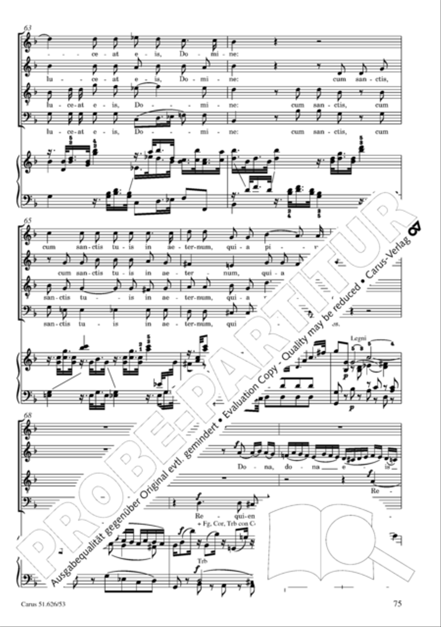Requiem 4-Part scores gallery preview page 82