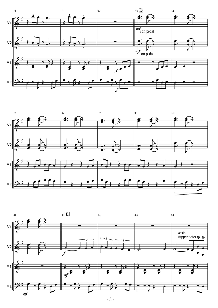 Stand By Me Marimba scores gallery preview page 3
