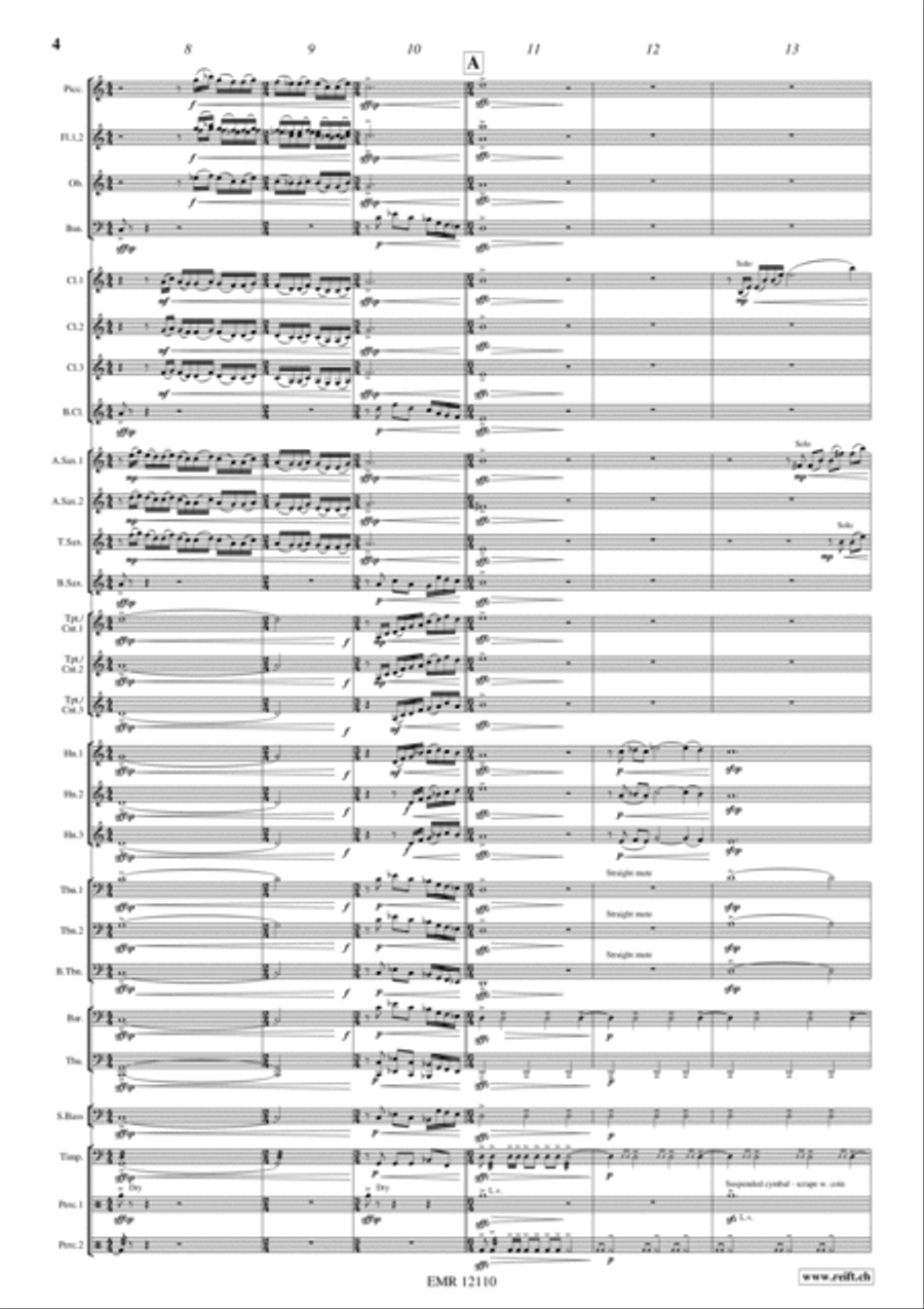 The Son Of The Sun Concert Band scores gallery preview page 4