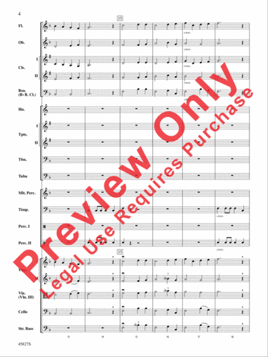 Chester Chester Full Orchestra scores gallery preview page 4