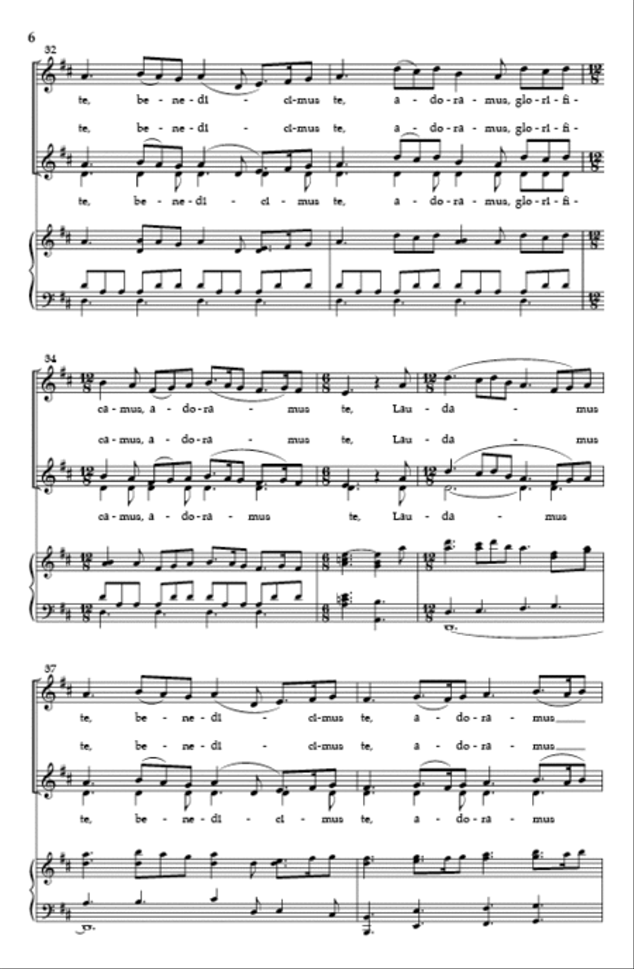 Festival Gloria (SSAA) SSAA scores gallery preview page 5