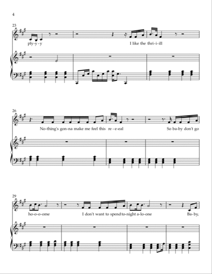 Echoes Of Silence Echoes Of Silence Piano, Vocal, Guitar scores gallery preview page 4