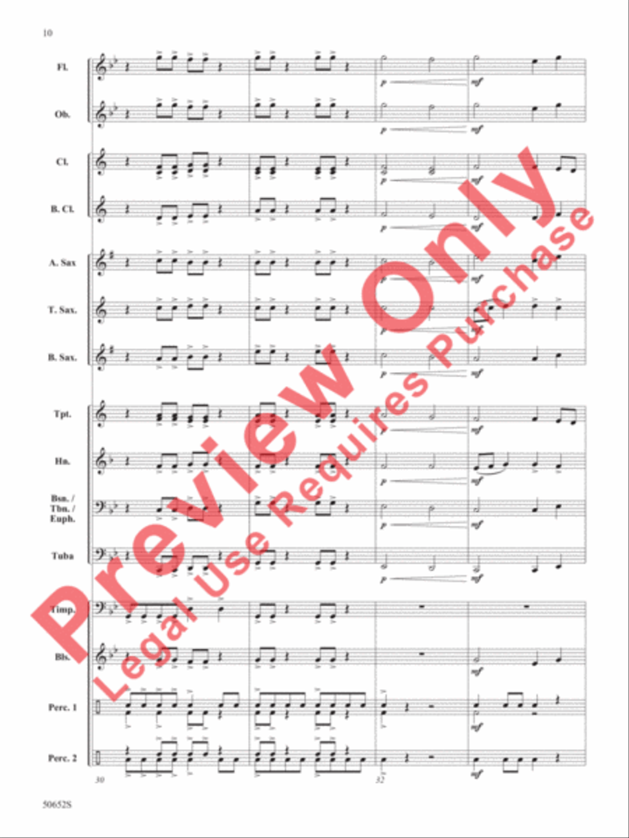 Guardians Concert Band scores gallery preview page 11
