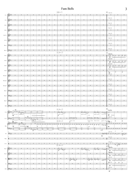 Fum Bells - Orchestra & Choir (score and parts) image number null