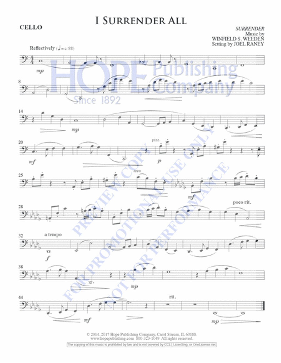 I Surrender All Choir scores gallery preview page 12