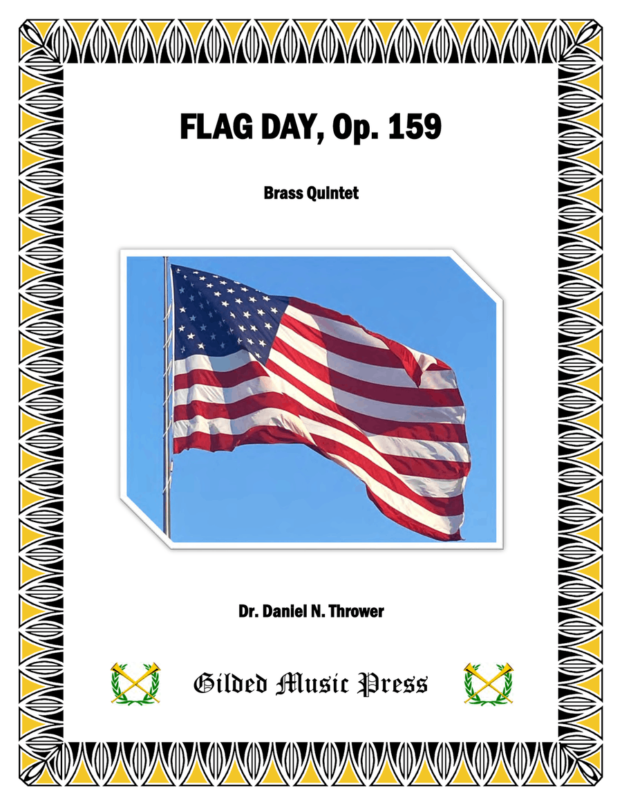 Flag Day, Op. 159 Brass Quintet scores gallery preview page 1