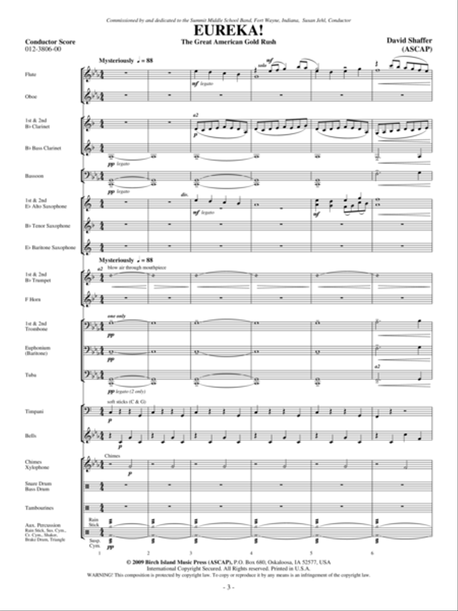 Eureka! Concert Band scores gallery preview page 2