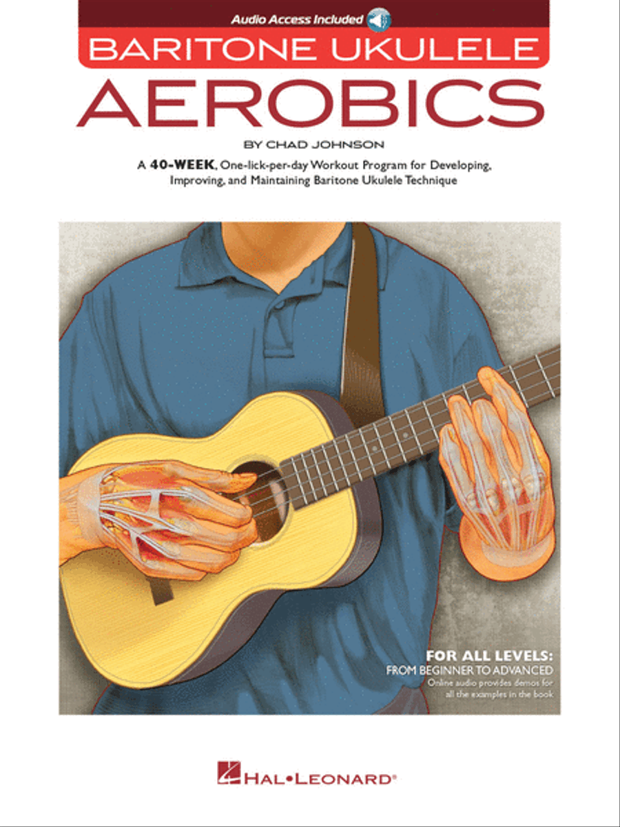 Baritone Ukulele Aerobics Guitar Tablature scores gallery preview page 1