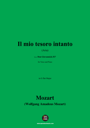 W. A. Mozart-Il mio tesoro intanto(Aria),in G flat Major