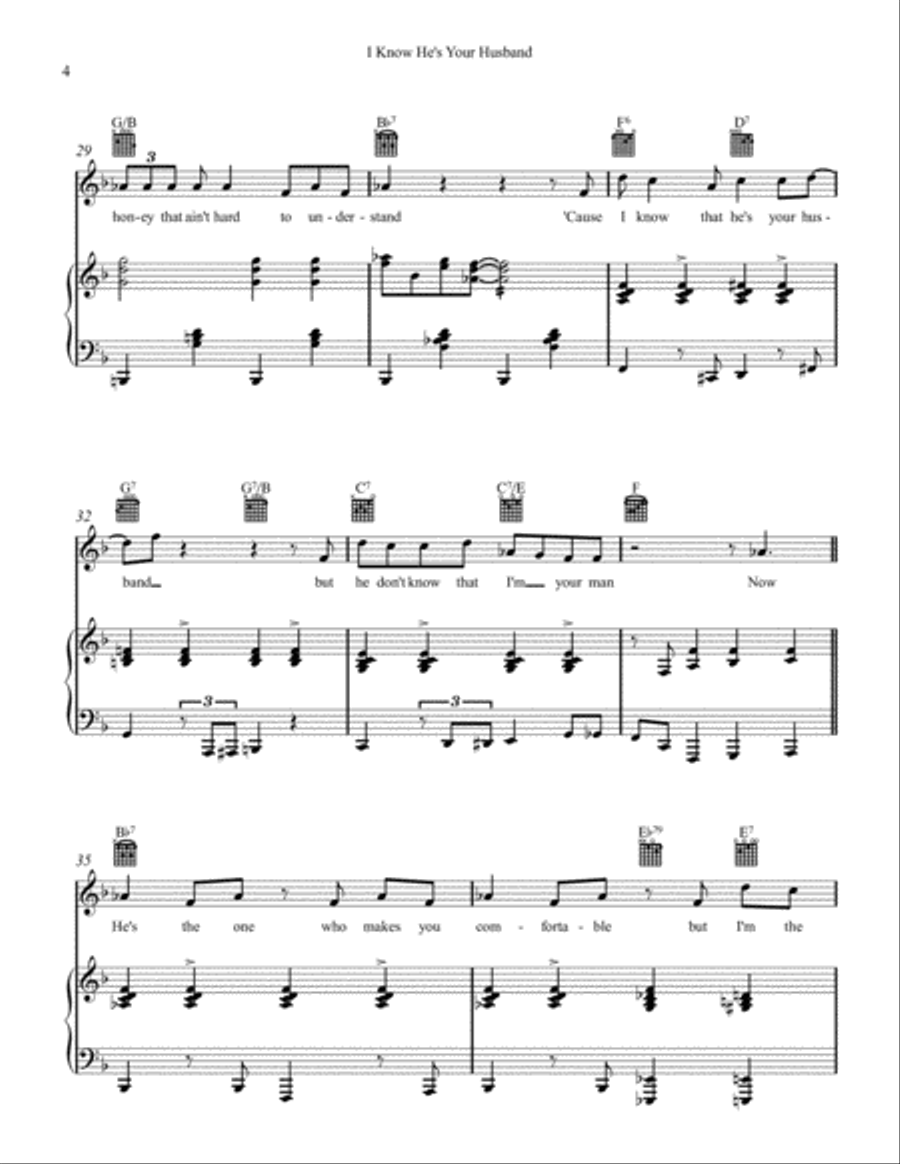 I Know He's Your Husband Voice scores gallery preview page 4