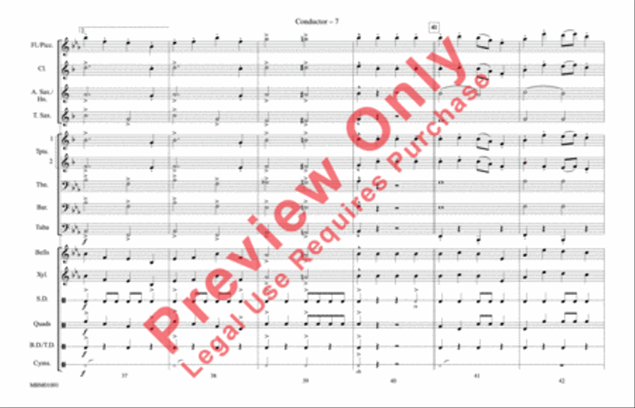 Sleigh Ride Sleigh Ride Marching Band scores gallery preview page 8