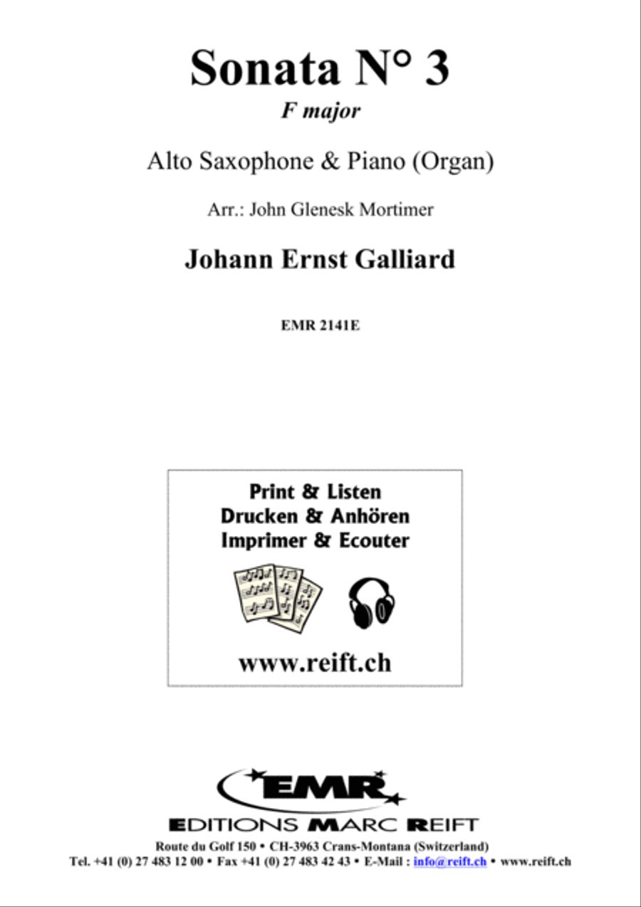 Sonata No. 3 in F Major image number null