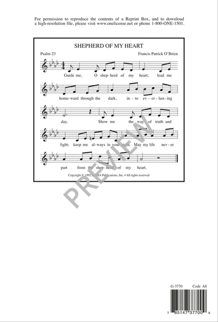 Shepherd of My Heart 4-Part scores gallery preview page 9