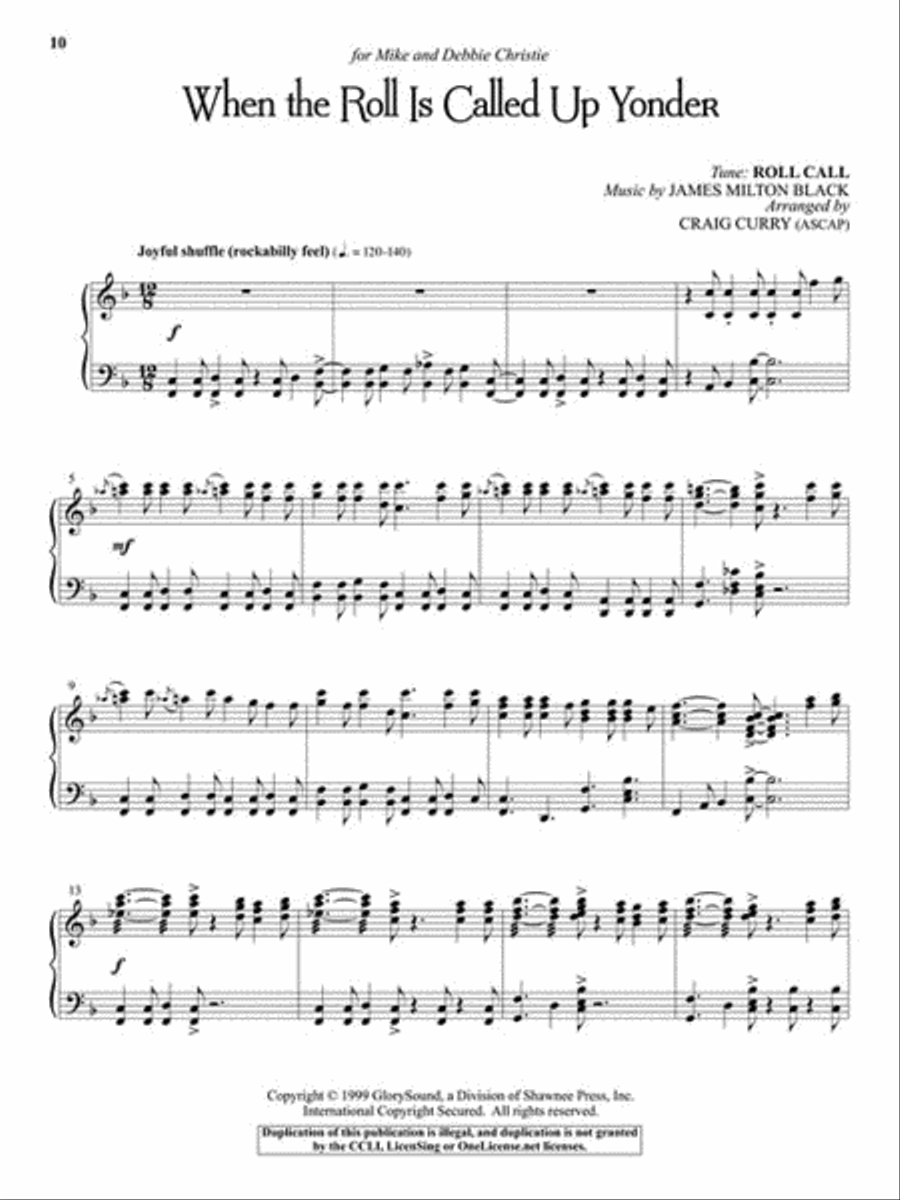 Gospel Gold Gospel Gold Piano Solo scores gallery preview page 6