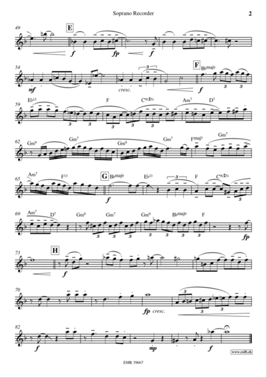Chicago Soprano Recorder scores gallery preview page 3