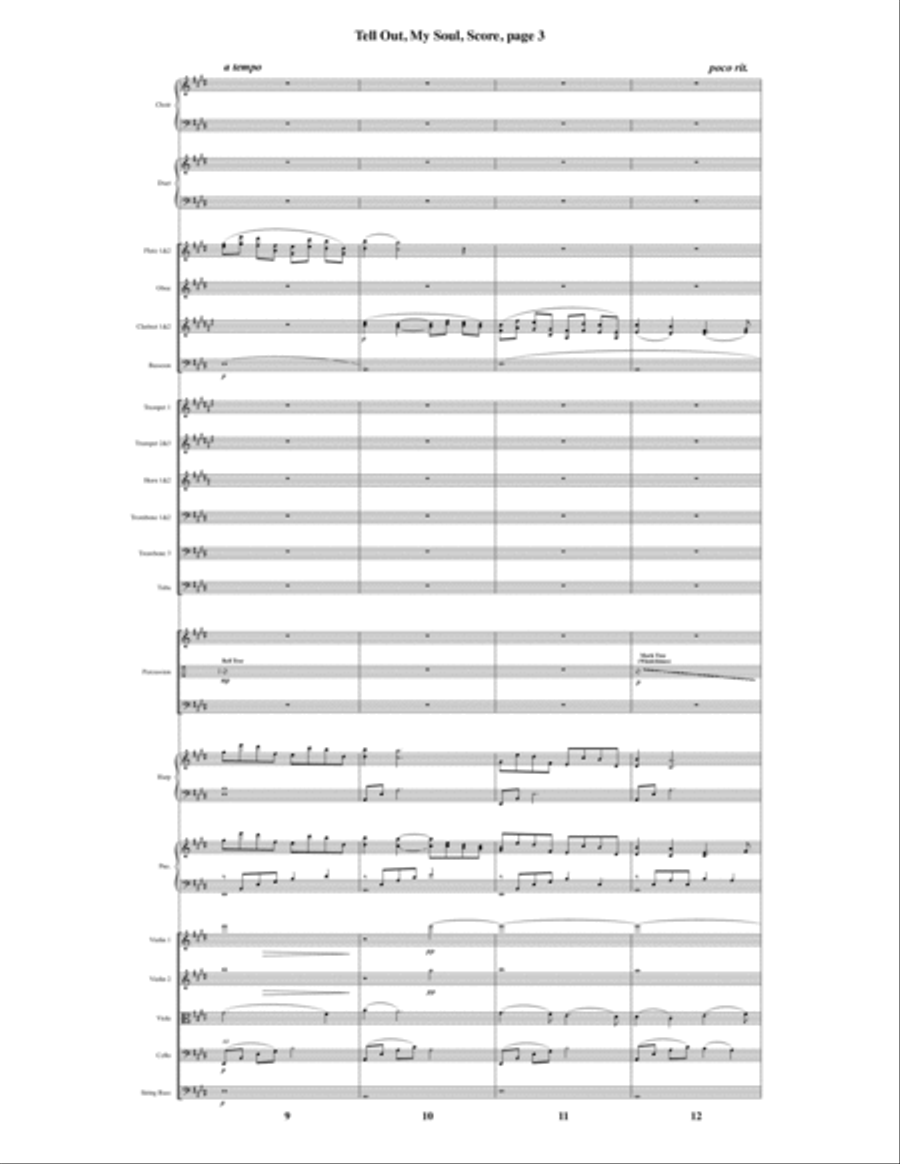 Tell Out, My Soul Tell Out, My Soul Choir scores gallery preview page 4