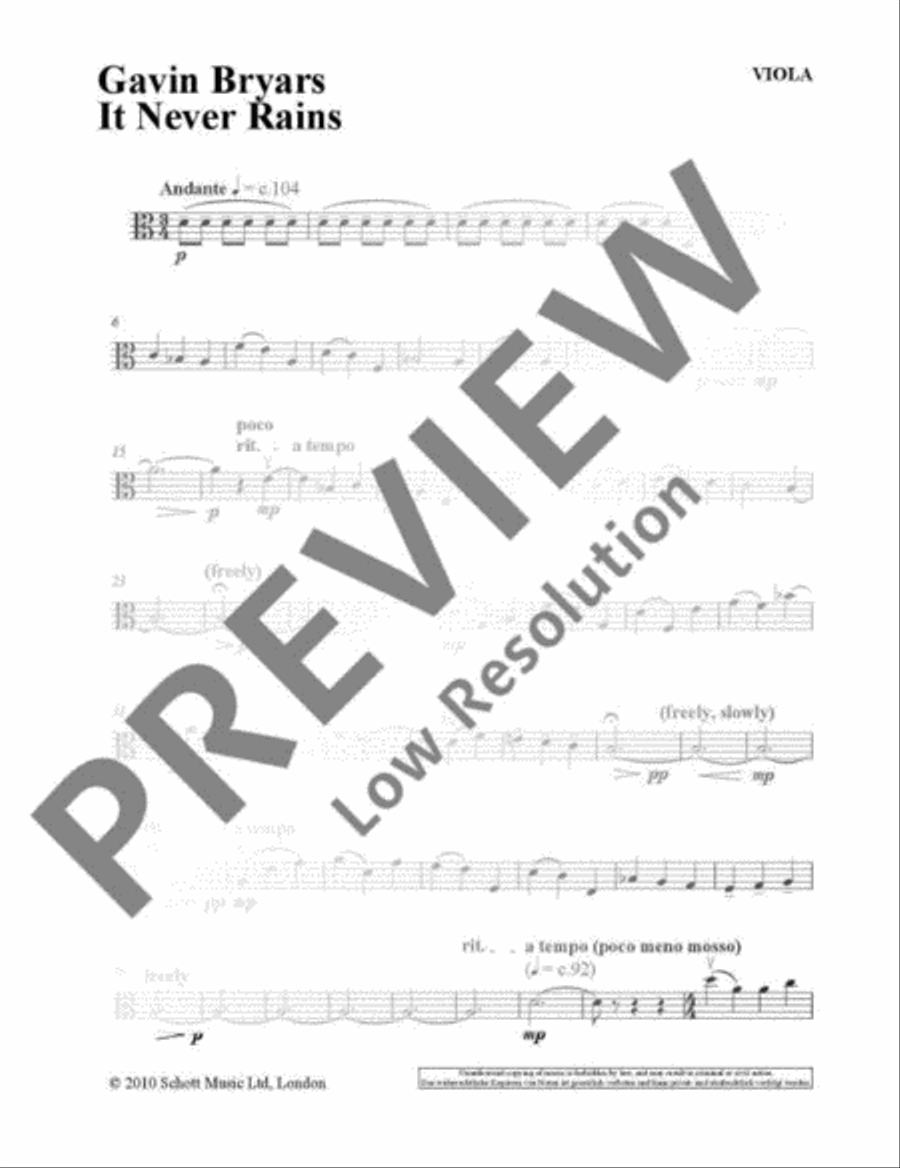 It Never Rains It Never Rains Cello scores gallery preview page 14