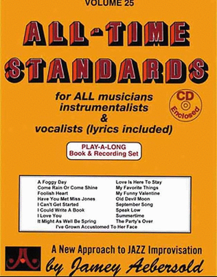Book cover for All Time Standards 17 Book/2CDs No 25