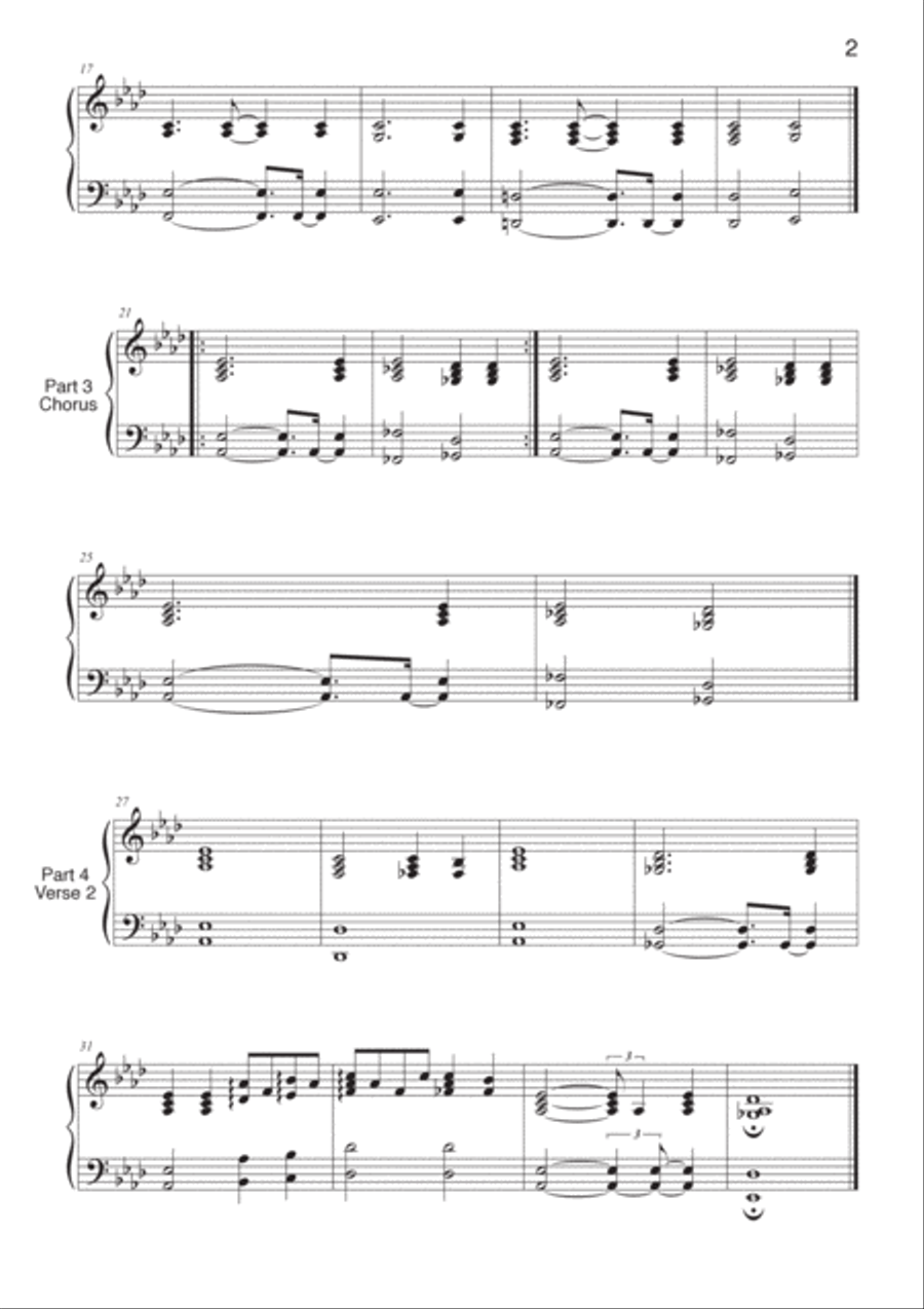 Won't Live Here Won't Live Here Piano Solo scores gallery preview page 2