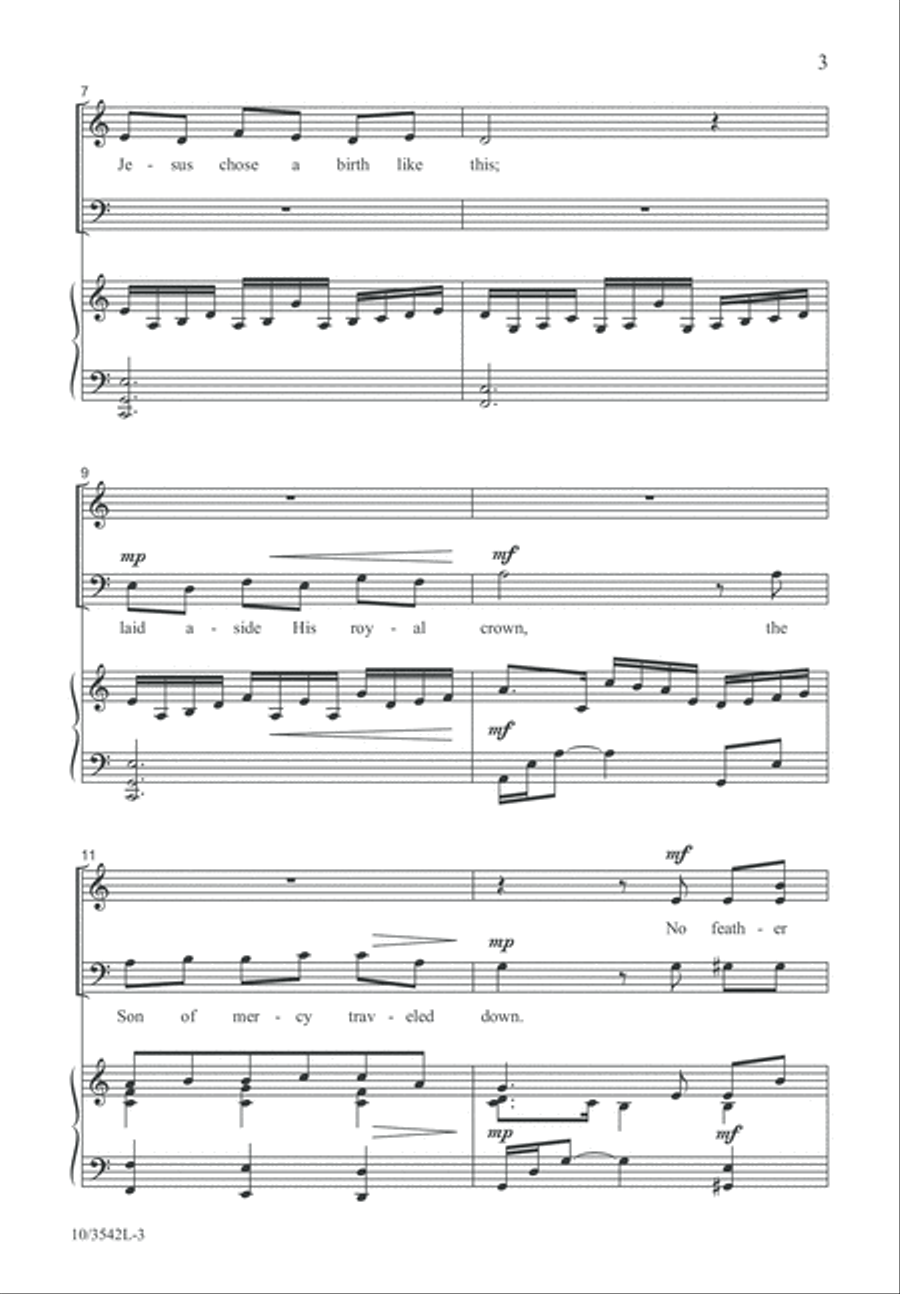 Jesus, at Your Name 4-Part scores gallery preview page 3