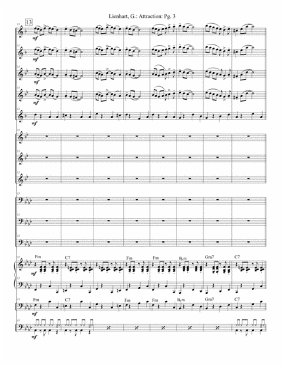 Attraction Jazz Ensemble scores gallery preview page 3
