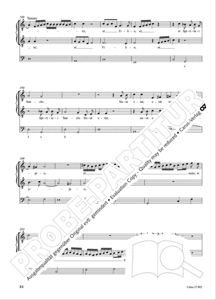 Salmi I (Selva morale e spirituale) Collection / Songbook scores gallery preview page 109