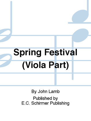 Book cover for Spring Festival (Viola Part)