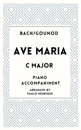 Ave Maria - Piano Accompaniment- C Major