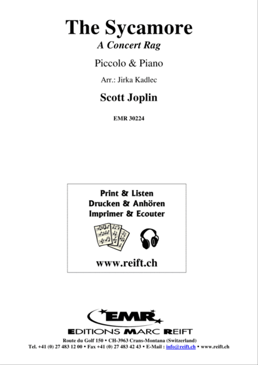 The Sycamore Piccolo scores gallery preview page 1