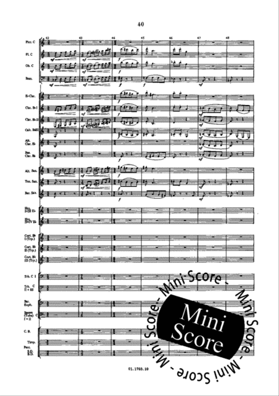 Windmusic Opus 123 Concert Band scores gallery preview page 46