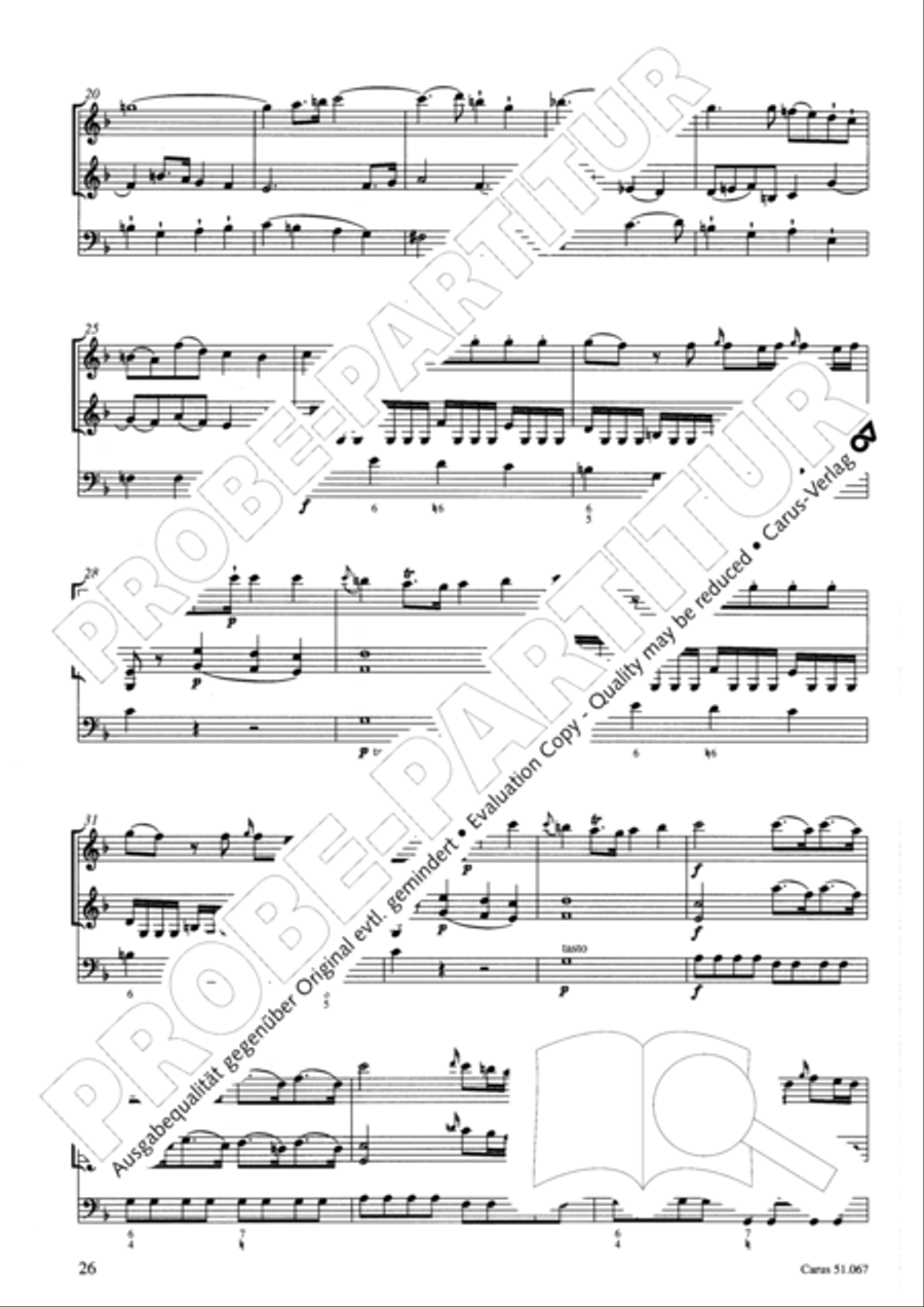Church Sonatas Collection / Songbook scores gallery preview page 27