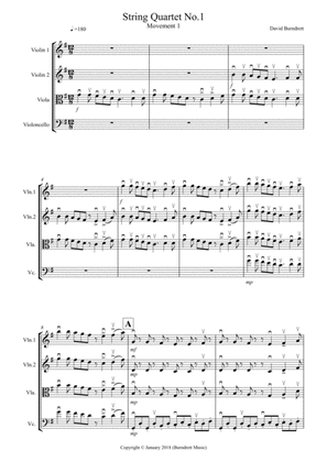 String Quartet No.1 (movement 1)