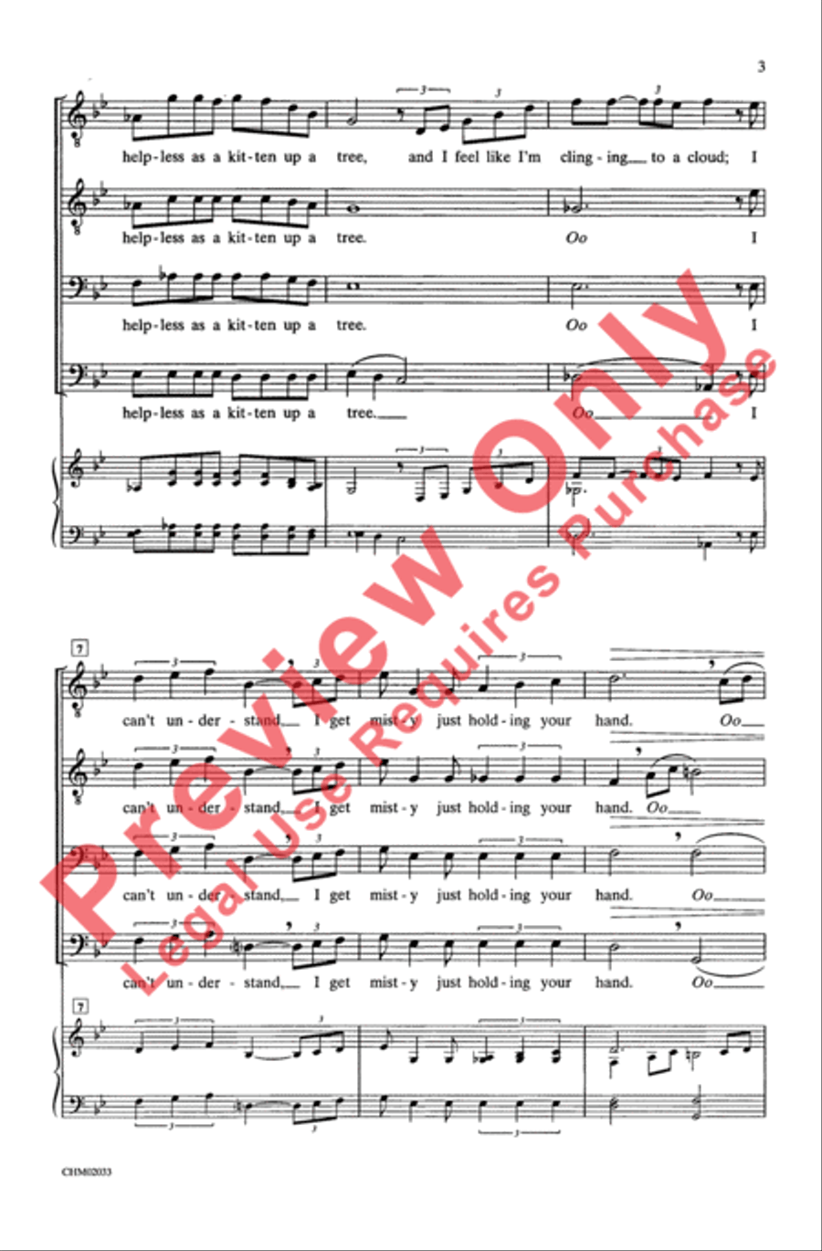 Misty 4-Part scores gallery preview page 3