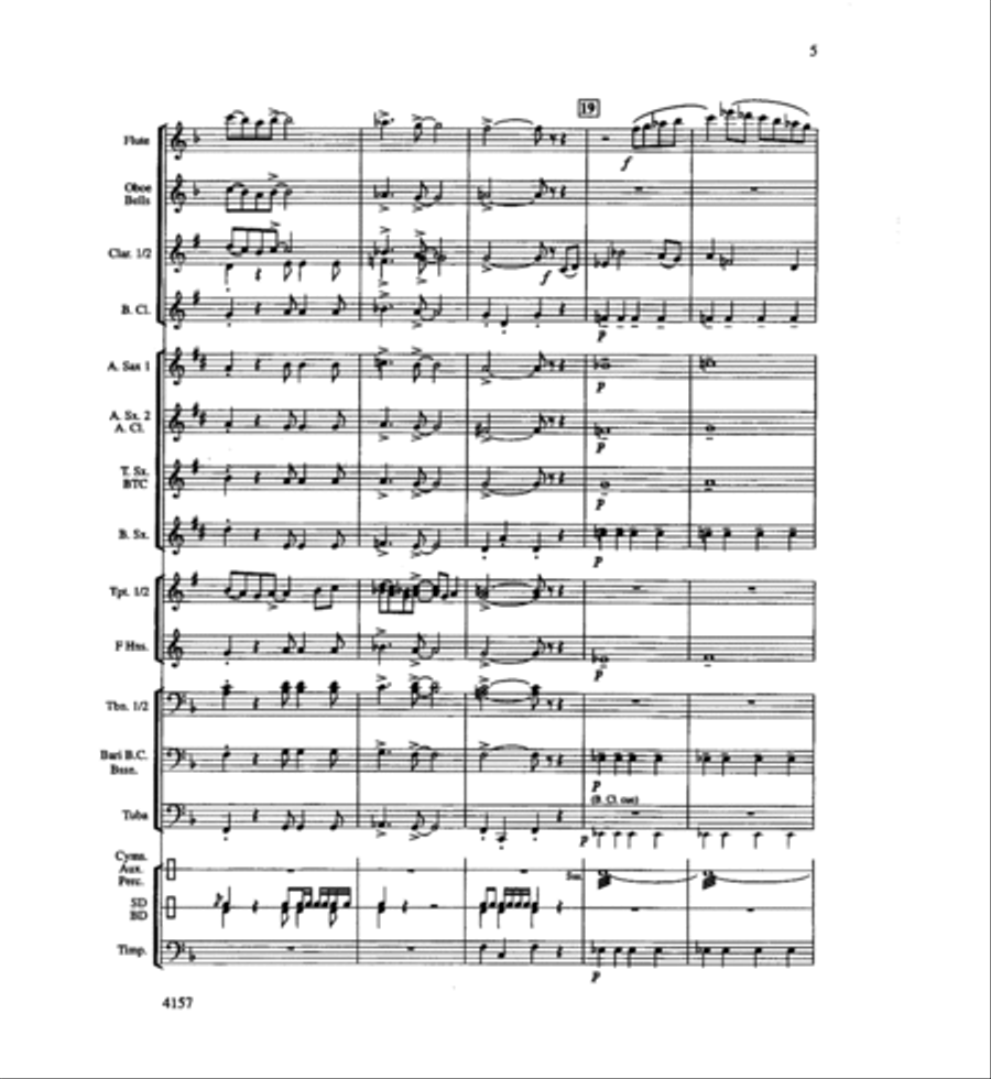 Mt. Hood Portrait Concert Band scores gallery preview page 5